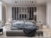 現(xiàn)代輕奢家居裝修裝飾室內(nèi)設計效果-D213-6