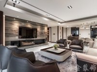 現(xiàn)代輕奢家居裝修裝飾室內設計效果-D224