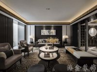 中式風(fēng)格家居裝修裝飾室內(nèi)設(shè)計效果-H806-2