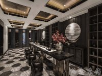 中式風(fēng)格家居裝修裝飾室內(nèi)設(shè)計效果-H806-5